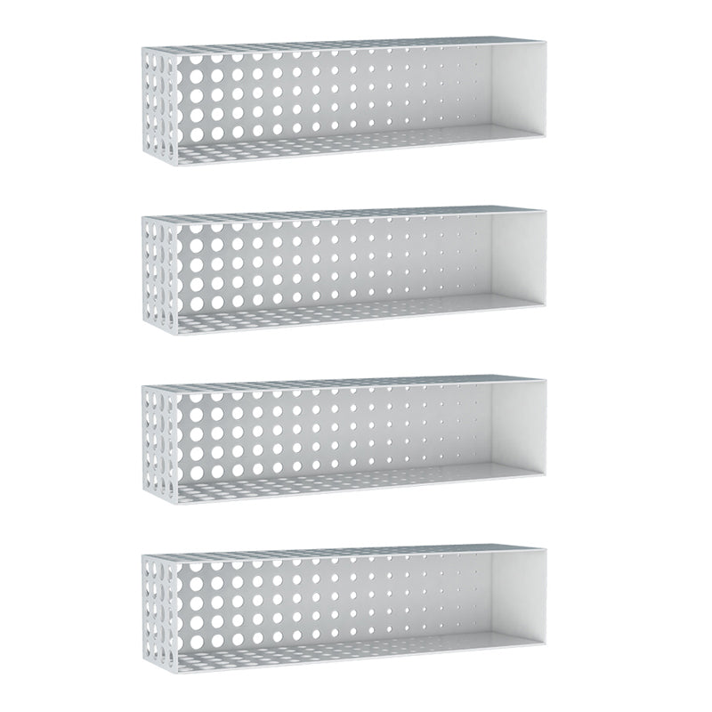 Iron Wall Mounted Bookshelf Industrial Closed Back Bookshelf