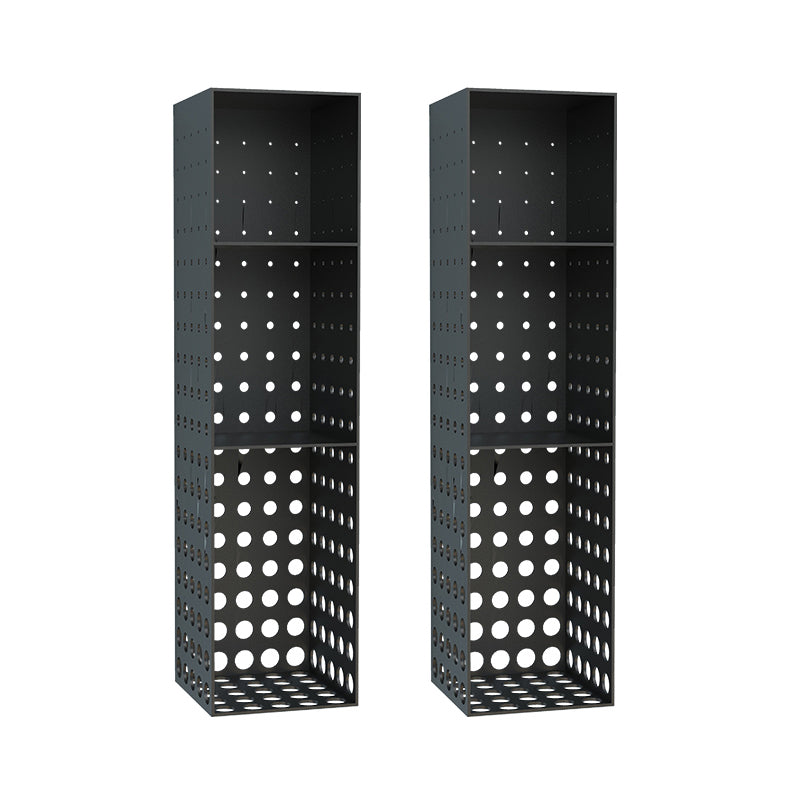 Iron Wall Mounted Bookshelf Industrial Closed Back Bookshelf