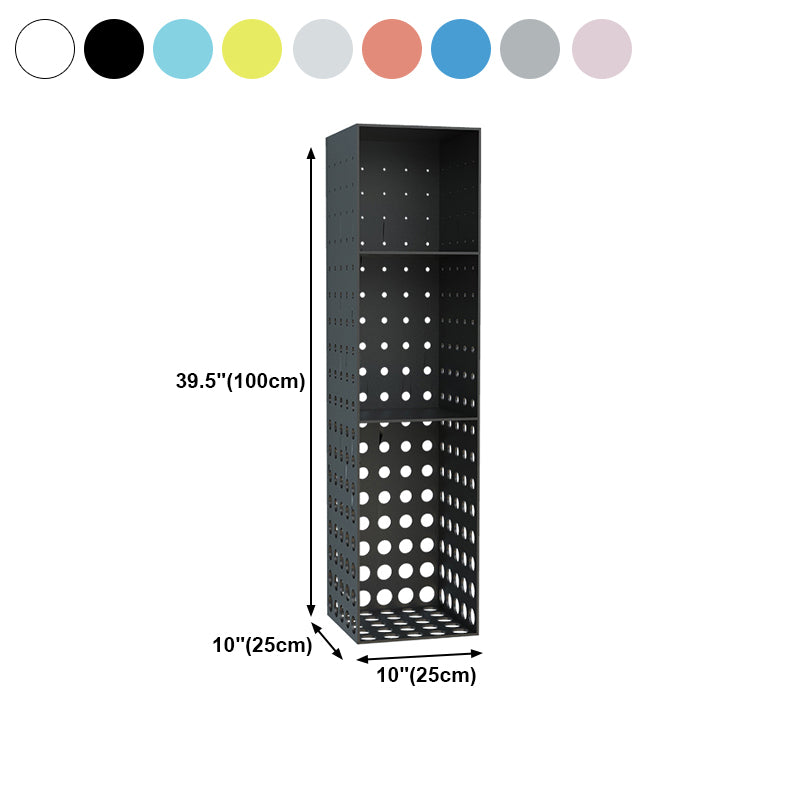 Iron Wall Mounted Bookshelf Industrial Closed Back Bookshelf
