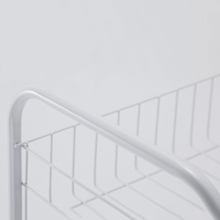 Buchhandelshandschel des zeitgenössischen Stils mit Casters White Book Regal für Lernraum