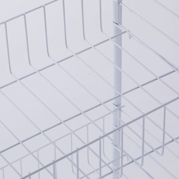 Buchhandelshandschel des zeitgenössischen Stils mit Casters White Book Regal für Lernraum