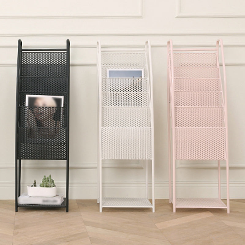 5-Shelf Metal Ladder Bücherregal zeitgenössisches Buchregal, 36,2 '' H x 12,2 '' W.