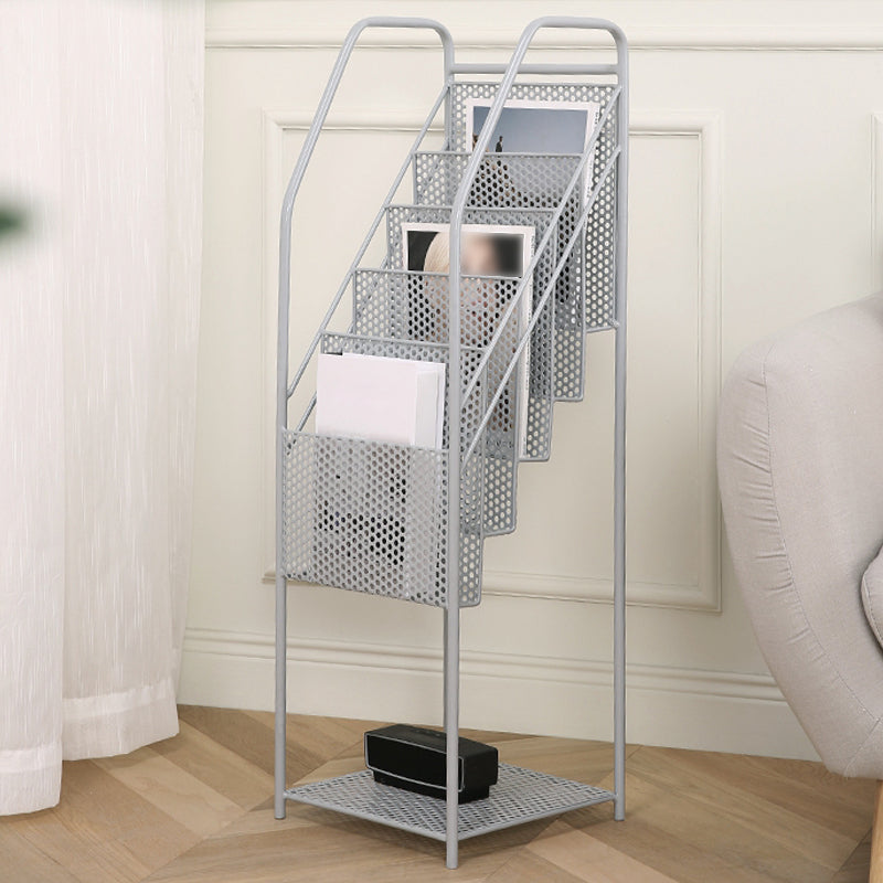 5-Shelf Metal Ladder Bücherregal zeitgenössisches Buchregal, 36,2 '' H x 12,2 '' W.