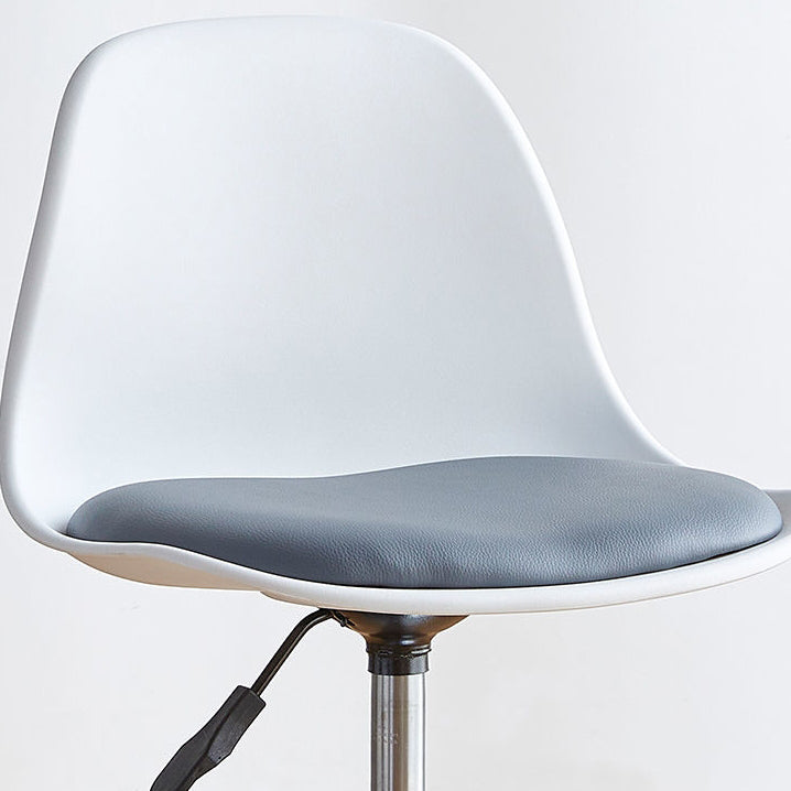 Contemporary Liftable Bar Stool Bucket Counter Bar Stool with Metal Legs