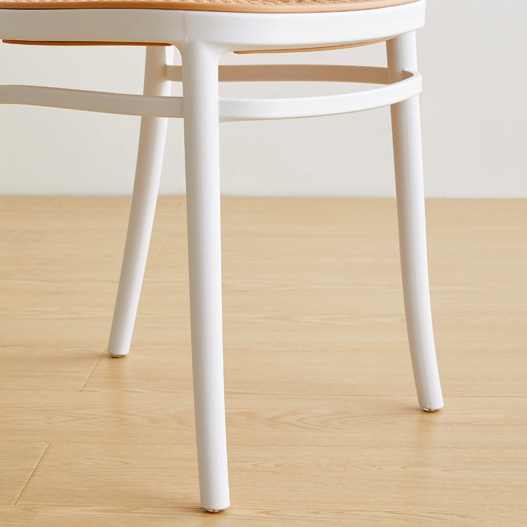 Contemporary Square Bar and Counter Stool Rattan Stool with 4 Legs