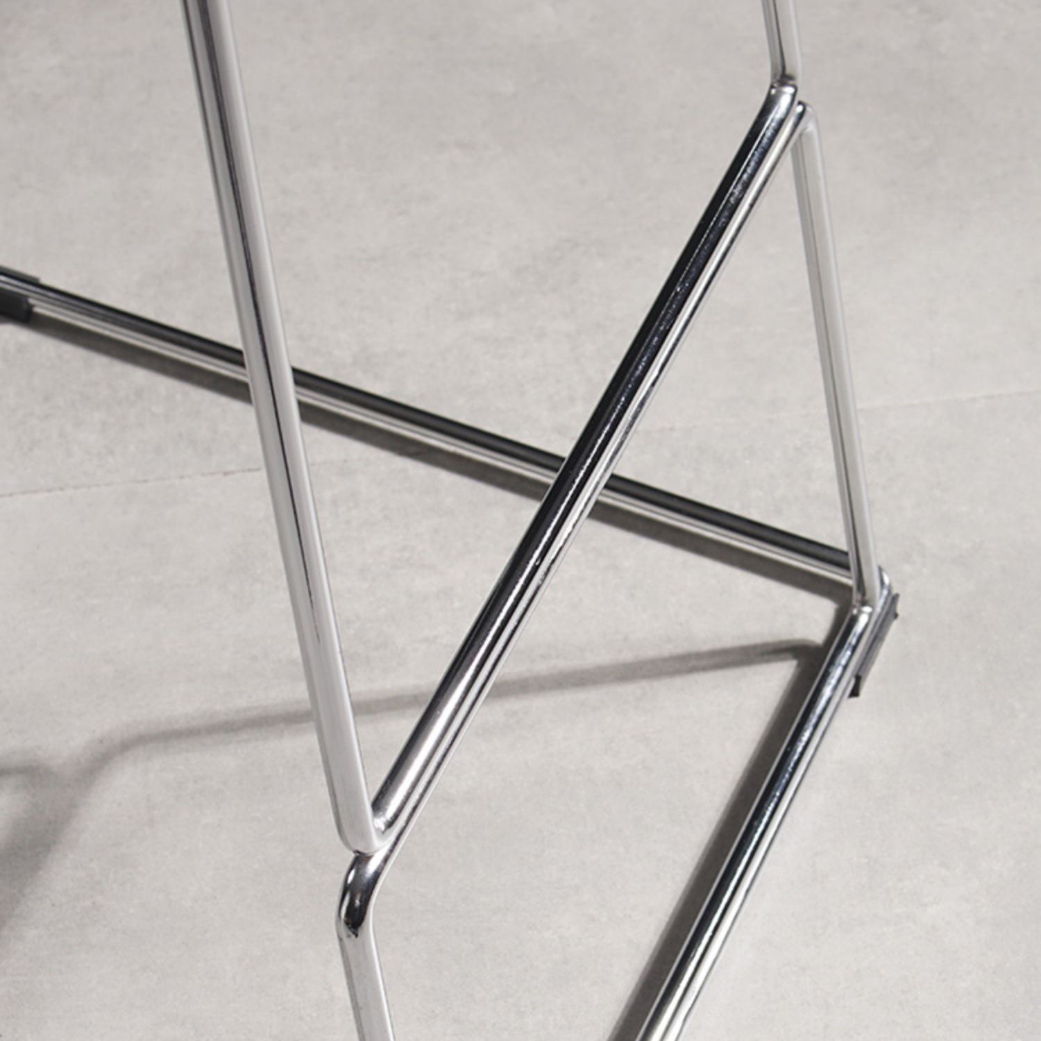 Industrial Bar-stool Plastic Counter Bar Stool for Kitchen Bar with Metal Legs
