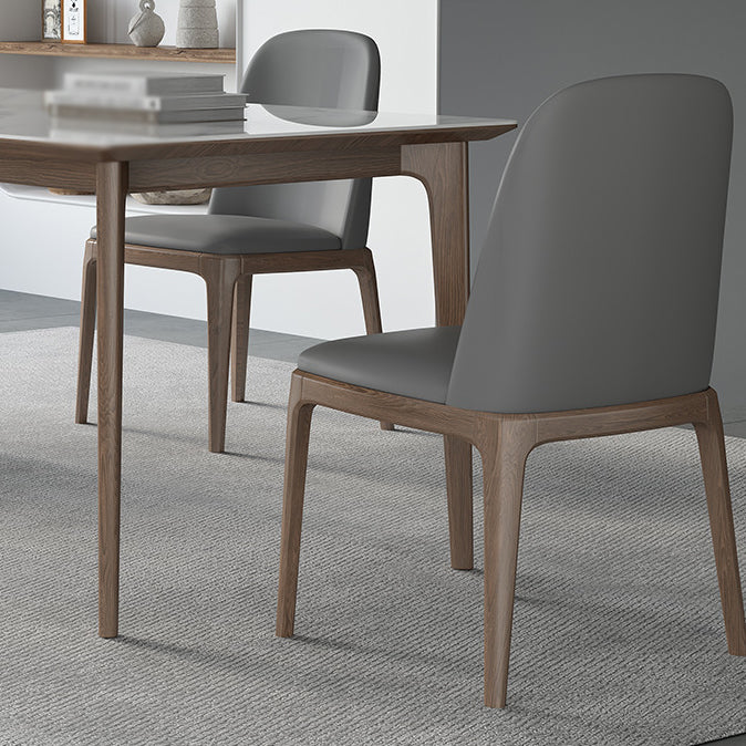 Modern Rectangle Sintered Stone Top Dining Set 1/2/3/4/5/7 Pieces Dining Table with Chairs