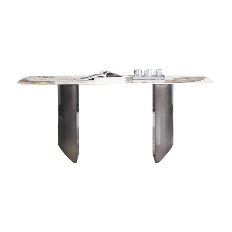 Modern Sintered Stone Top Dining Set Rectangle 1/4/5/7 Pieces Dining Table with Chairs