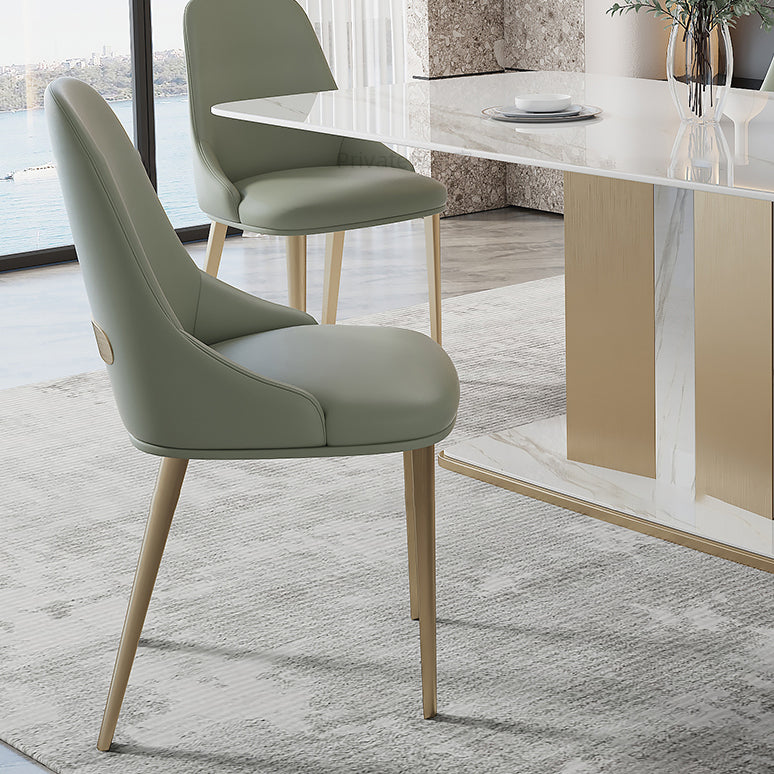 Designer Style Sintered Stone Top Dining Set Rectangle 1/2/5/6 Pieces Table with Chairs
