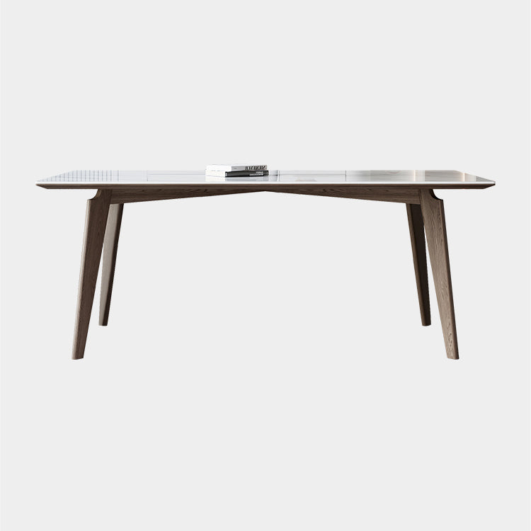 Modern Rectangle Sintered Stone Top Dining Set 1/4/5/7 Pieces Dining Table with Chairs