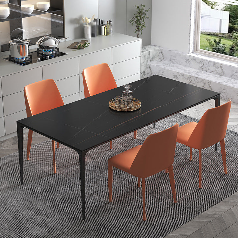Modern Sintered Stone Dining Table Set 1/2/5/7 Pieces Dining Set for Home