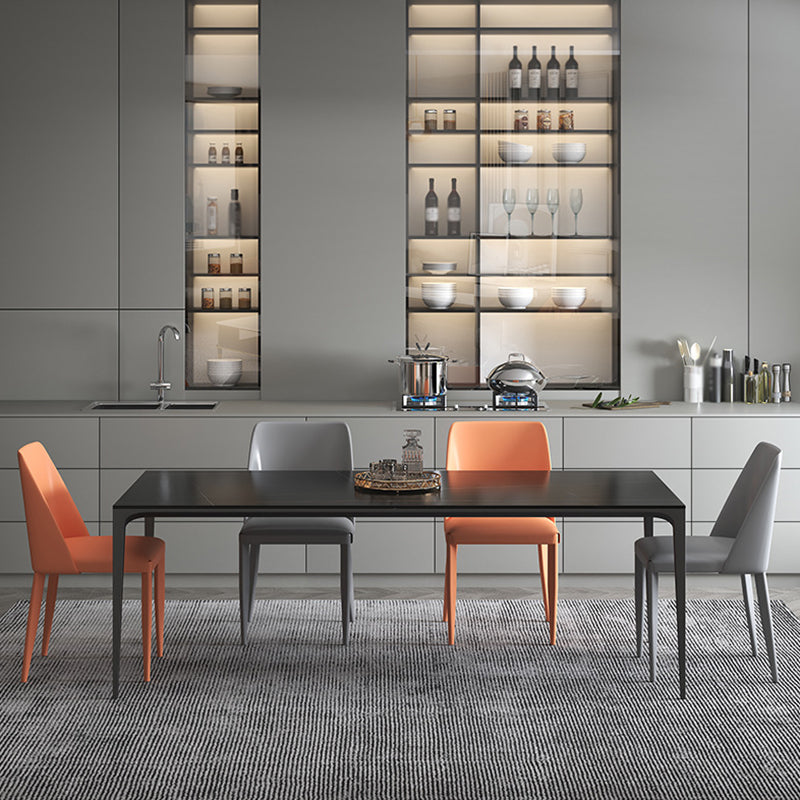 Modern Sintered Stone Dining Table Set 1/2/5/7 Pieces Dining Set for Home