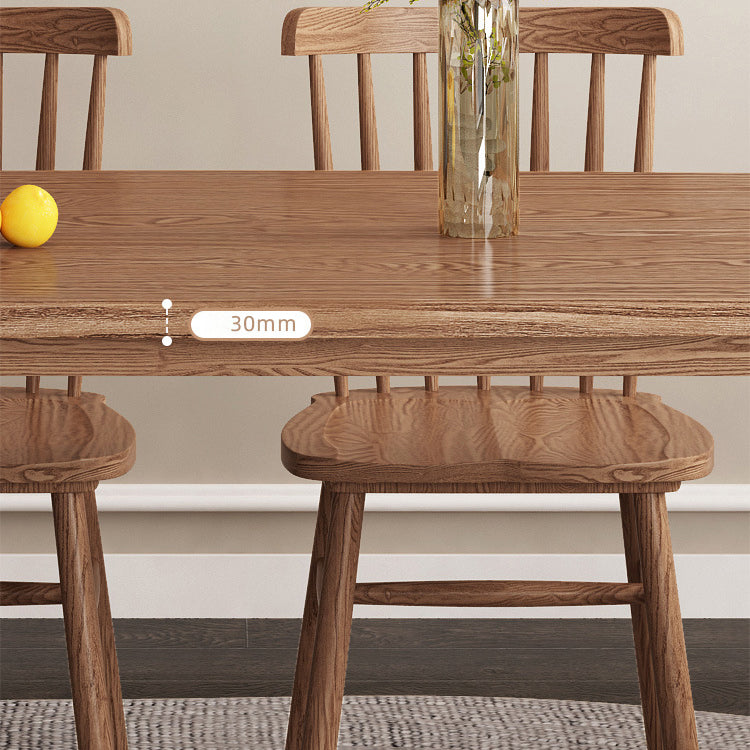Modern Wood Dining Table Set 1/2/5/7 Pieces Dining Set for Home Use
