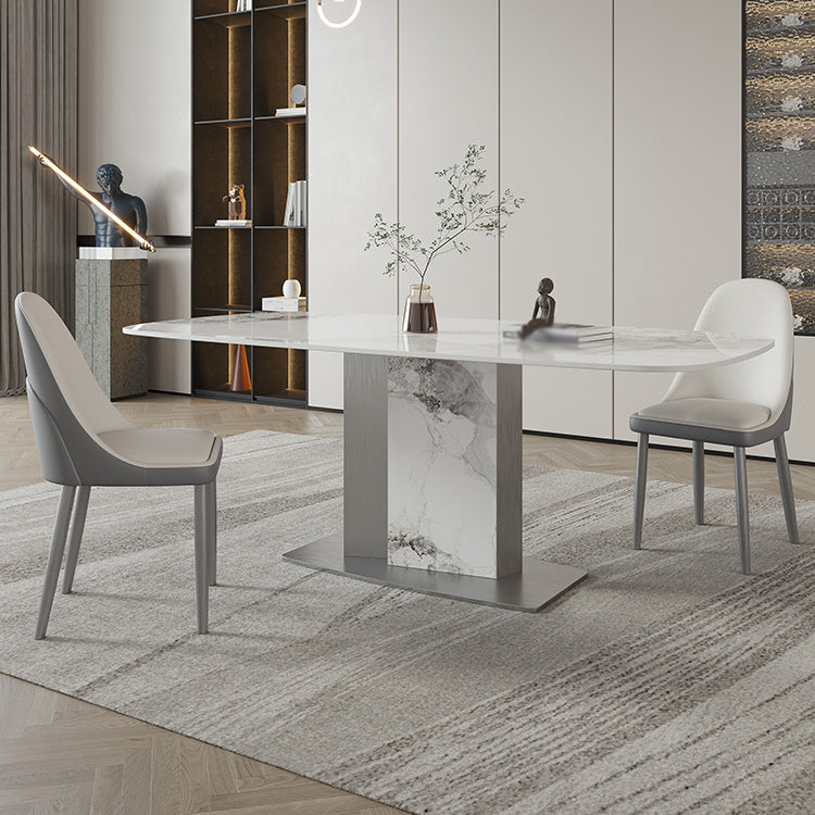 Designer Style Sintered Stone Top Dining Set E 1/2/3/5/7 Pieces Dining Table with Chairs