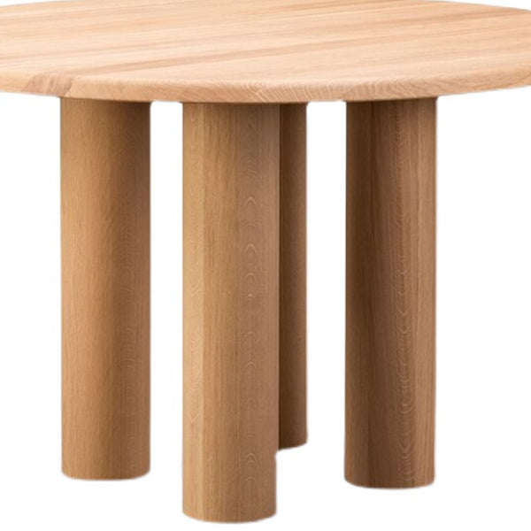 Solid Wood Dining Table Simplicity Fixed Table for Dining Room
