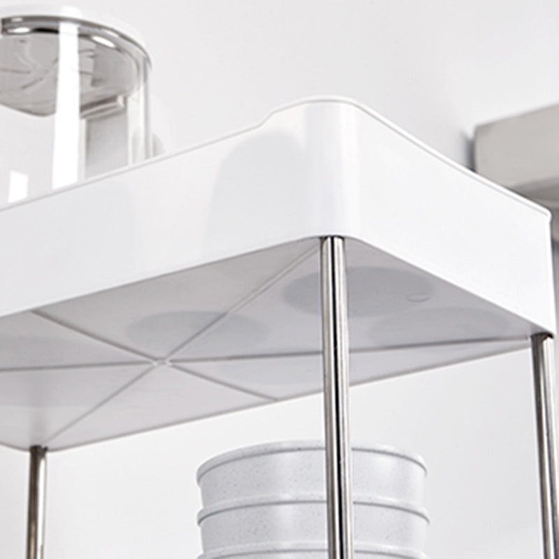 Libreria etagere aperta contemporanea con libreria di plastica in telaio in acciaio