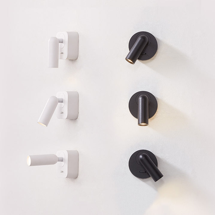 1 Light Geometric Wall Sconces Modern Style Metal Wall Mounted Reading Lights