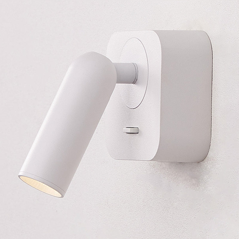 1 Light Geometric Wall Sconces Modern Style Metal Wall Mounted Reading Lights