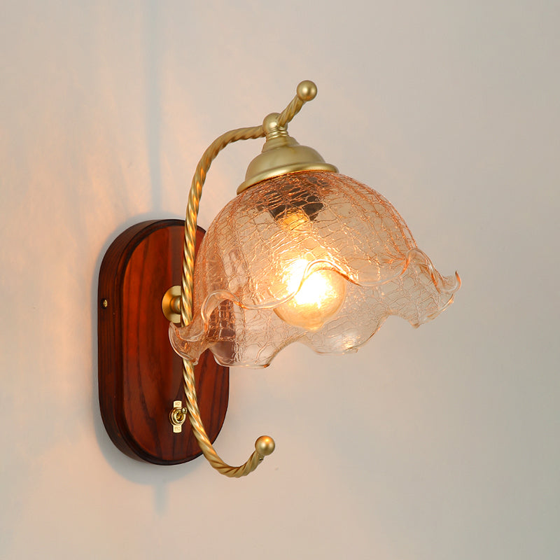 1 appliques murales géométriques légères lampes murales en verre de style moderne