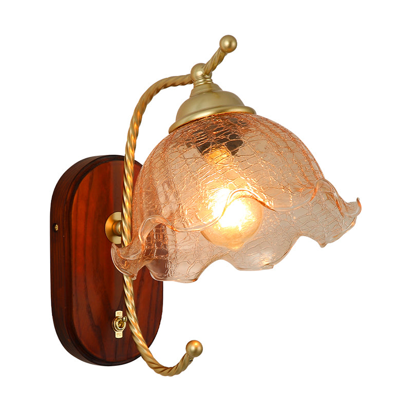 1 appliques murales géométriques légères lampes murales en verre de style moderne