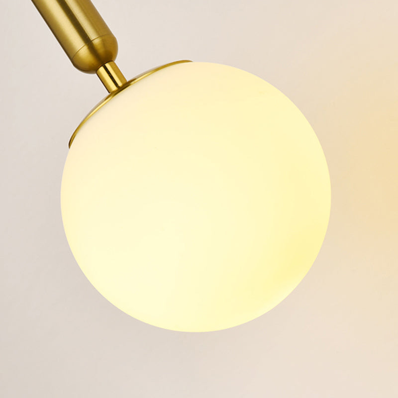 Glass Ball Wall Sconces Modern Style 1 Light Wall Mounted Lamps