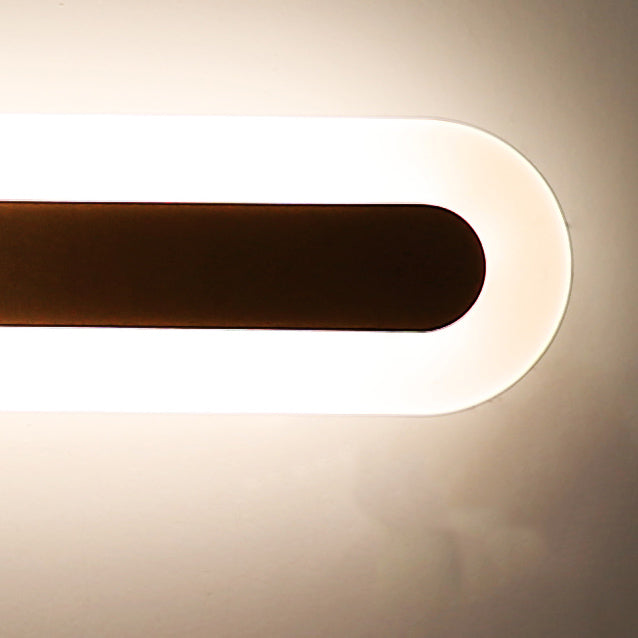 Metall Lineare Form Wandlicht moderner Stil 1-Licht-Wandmontageleuchte