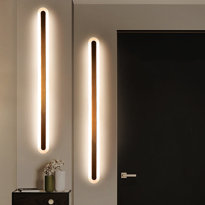 Metall Lineare Form Wandlicht moderner Stil 1-Licht-Wandmontageleuchte