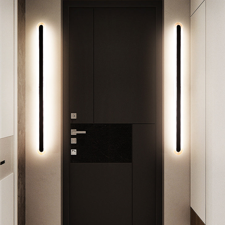 Metall Lineare Form Wandlicht moderner Stil 1-Licht-Wandmontageleuchte