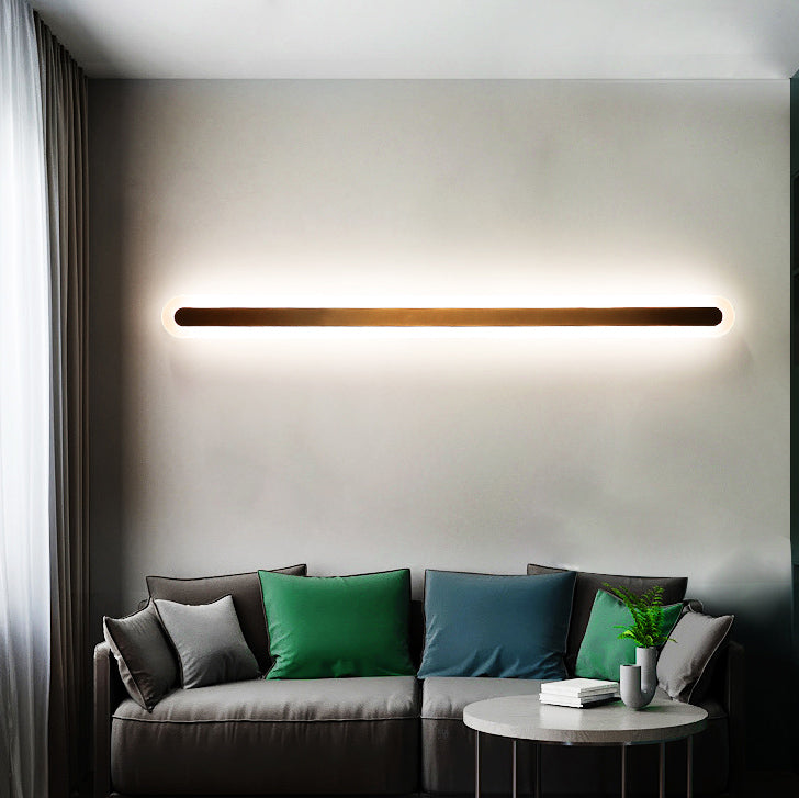 Metall Lineare Form Wandlicht moderner Stil 1-Licht-Wandmontageleuchte