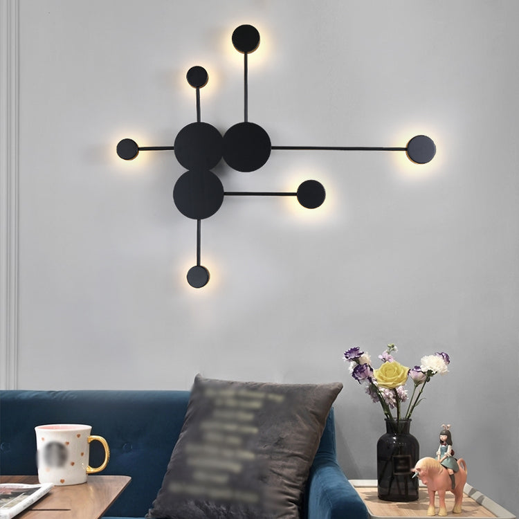 Géométrie Forme des lumières murales en métal Modern Style 6 Lampes de montage mural clair