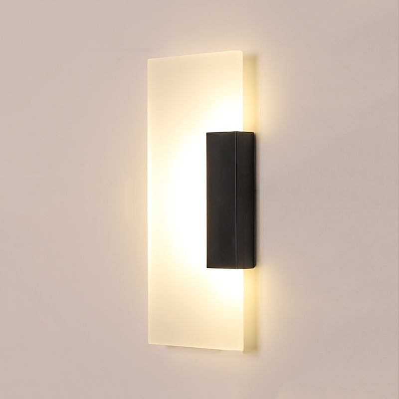 Geometry Shape Metal Wall Light Modern Style 1 Light Wall Mount Lamp