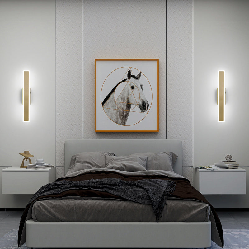 Forme de rectangle Lumières murales en métal moderne luminaires muraux de style moderne