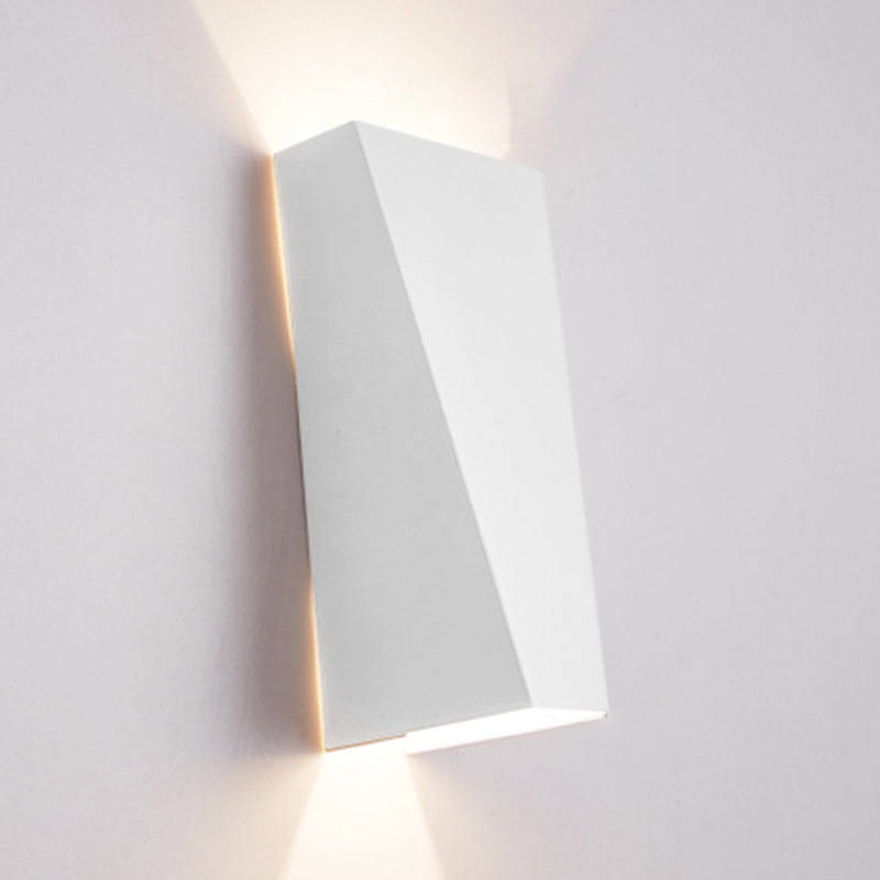 Luces de pared de forma de geometría de estilo contemporáneo de metal luces de montaje de pared de 2 luces