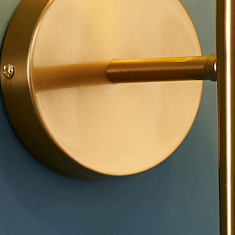 Luz de pared de forma esférica Metal de estilo moderno de metal 1 luces de montura de pared