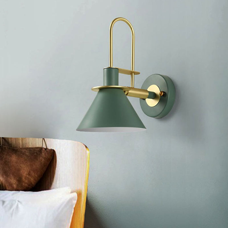 Accesorio de iluminación de pared nórdica Diconce de luz de pared de metal para dormitorio