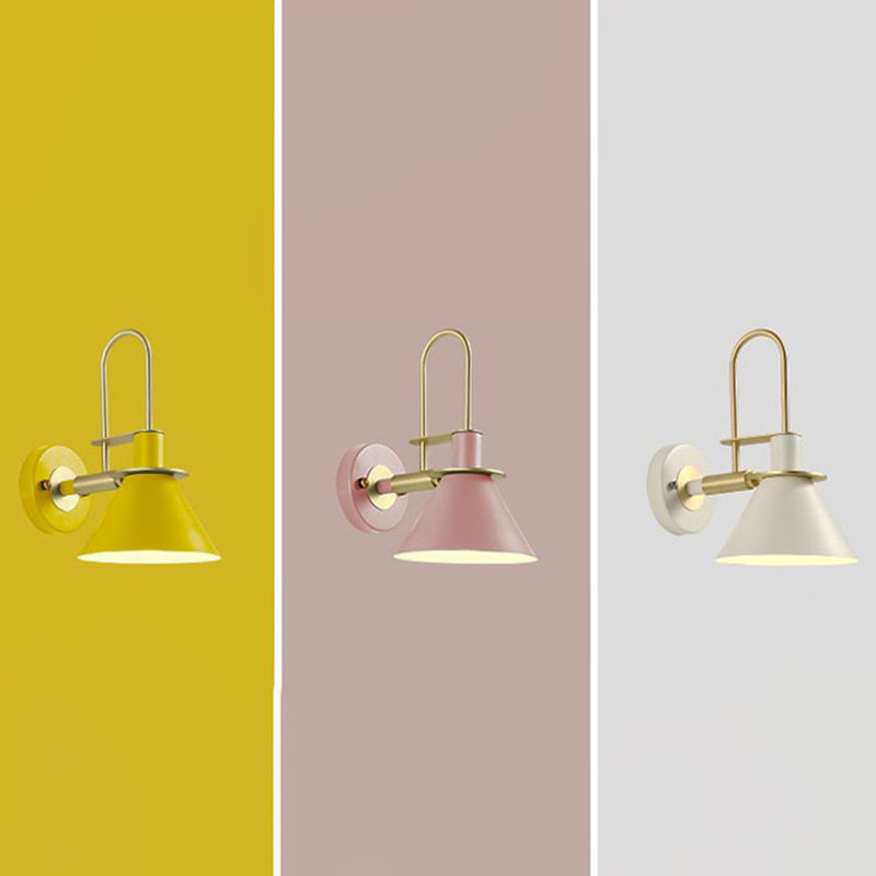 Accesorio de iluminación de pared nórdica Diconce de luz de pared de metal para dormitorio