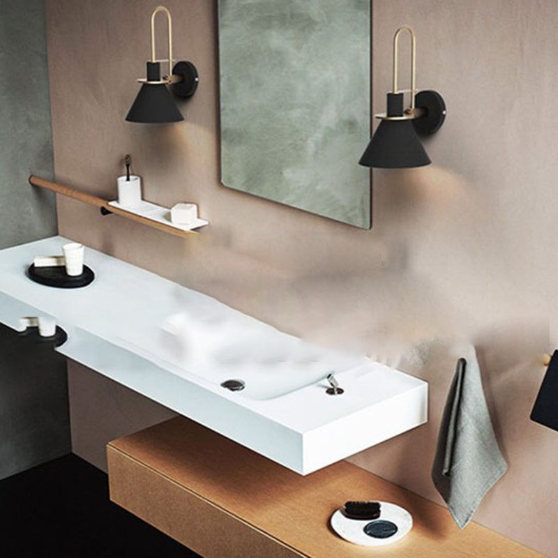 Accesorio de iluminación de pared nórdica Diconce de luz de pared de metal para dormitorio