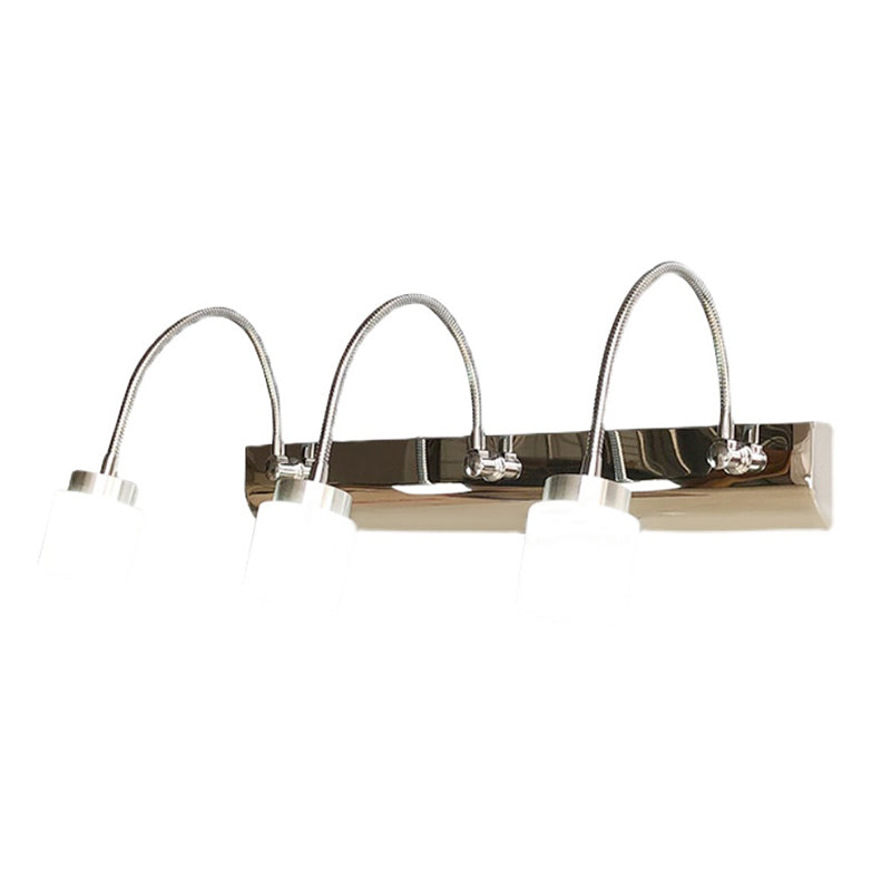 Modern Style Geometric Vanity Wall Lights Metal Multi Lights Vanity Mirror Lights