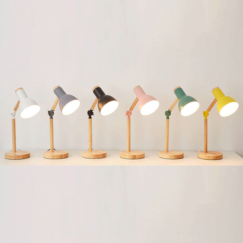 Lámpara de mesa ligera del metal 1 de la iluminación de la tabla de la forma del tambor del estilo moderno para el dormitorio