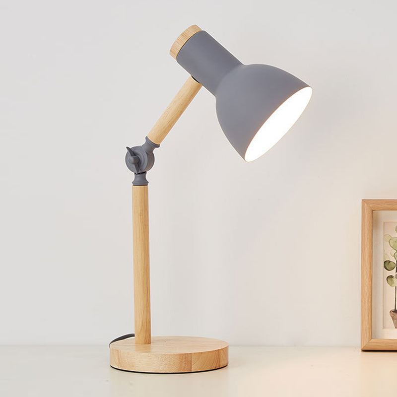 Lámpara de mesa ligera del metal 1 de la iluminación de la tabla de la forma del tambor del estilo moderno para el dormitorio