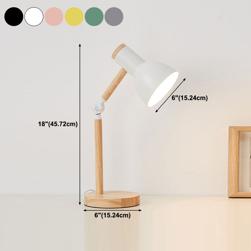 Lámpara de mesa ligera del metal 1 de la iluminación de la tabla de la forma del tambor del estilo moderno para el dormitorio
