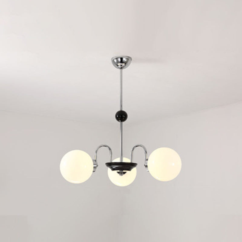 Kugelförmige Form Kronleuchter moderner Glas Multi -Light Hanging Lampe für Esszimmer