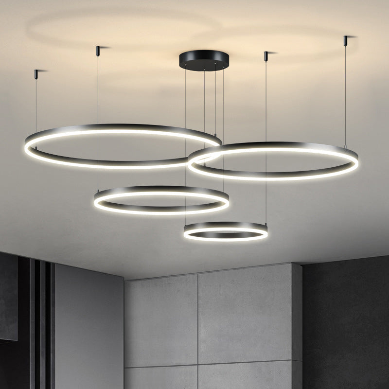 Einzigartige Form Kronleuchter moderner Metall mit mehreren Lichthänge für Schlafzimmer