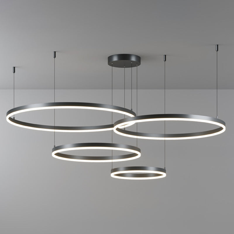 Einzigartige Form Kronleuchter moderner Metall mit mehreren Lichthänge für Schlafzimmer