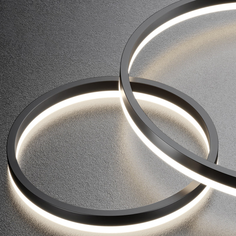 Einzigartige Form Kronleuchter moderner Metall mit mehreren Lichthänge für Schlafzimmer