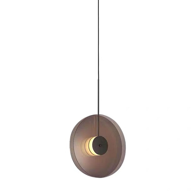 Minimalism Glass Down Mini -Anhängerkreis Hängend Deckenlicht mit 1 Licht