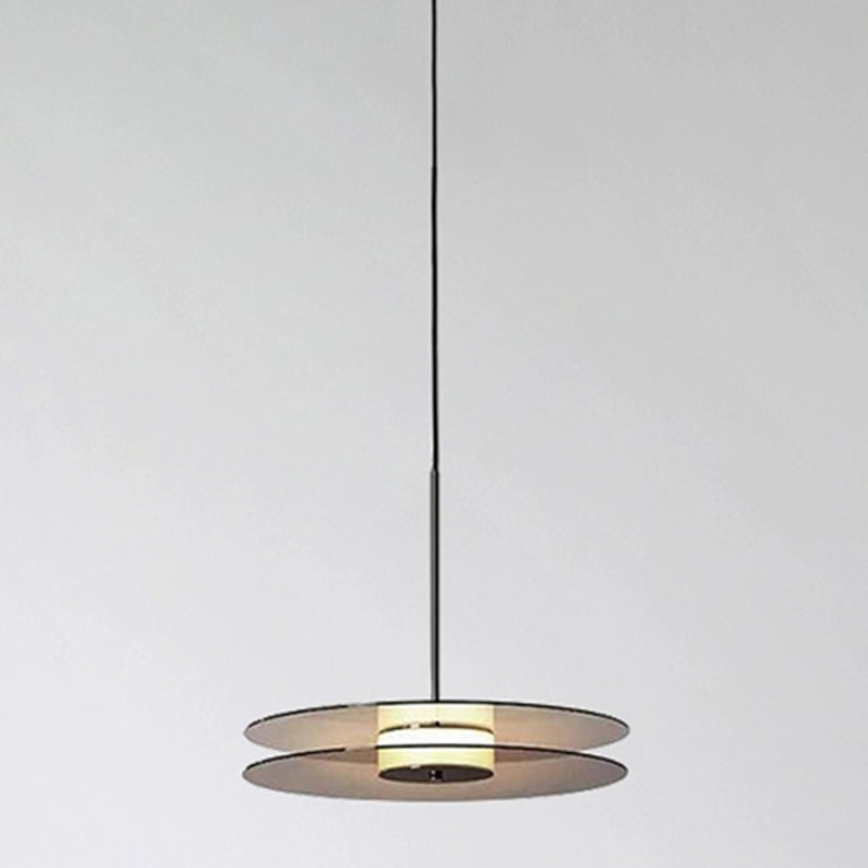 Minimalism Glass Down Mini -Anhängerkreis Hängend Deckenlicht mit 1 Licht