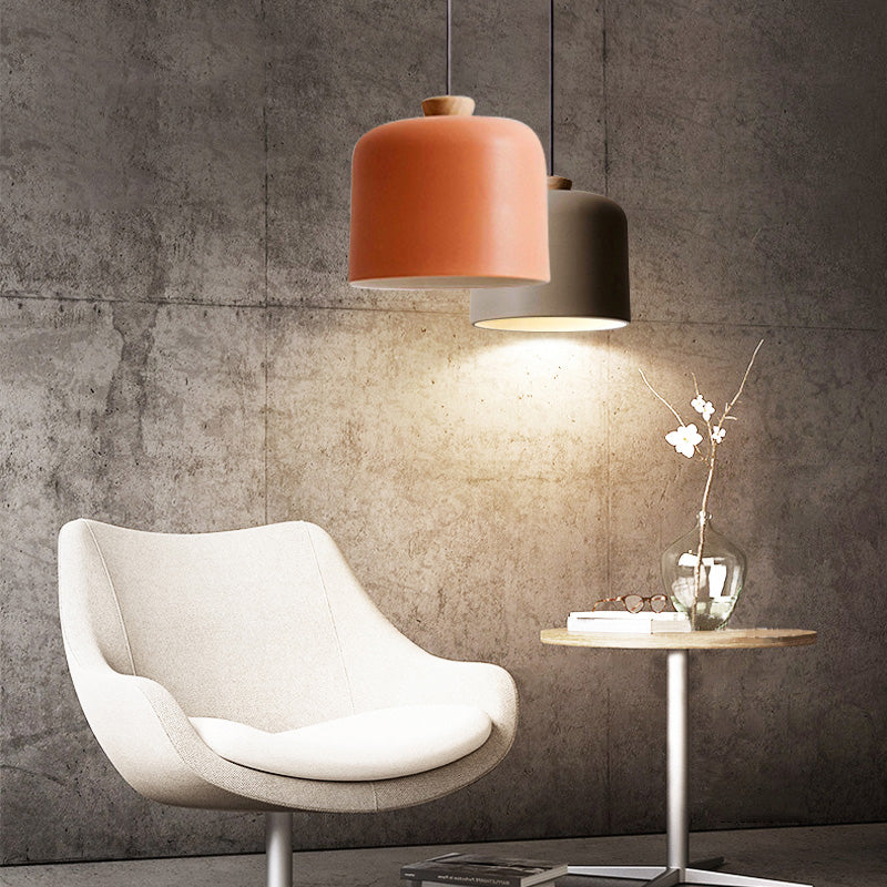 Luce a soffitto appeso a forma di cupola in metallo MODERNA MODERNA 1 LUCE LUCE