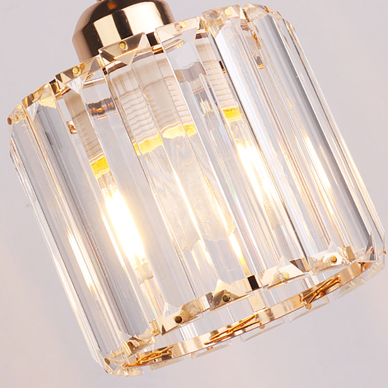 Geometria a forma di cristallo luci soffitto appeso moderno 3 luci a sospensione leggera