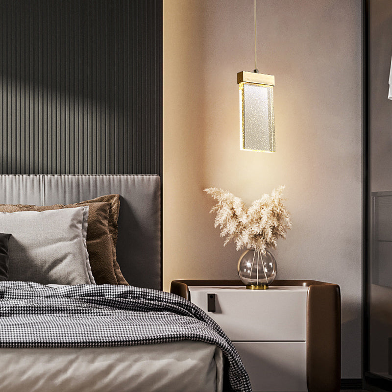 Luci del soffitto a forma di geometria a forma di vetro a sospensione a sospensione a sospensione in oro